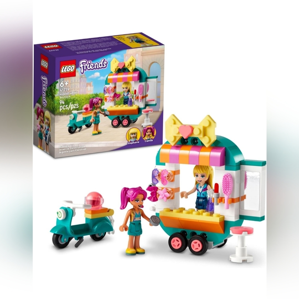 Lego Friends 41719 Mobile Fashion Boutique Building Toy NWT